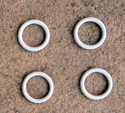 O-RINGS FOR THE BACK END OF SHEAFFER SNORKEL AND EARLIER (SMALLER) TOUCHDOWN PENS